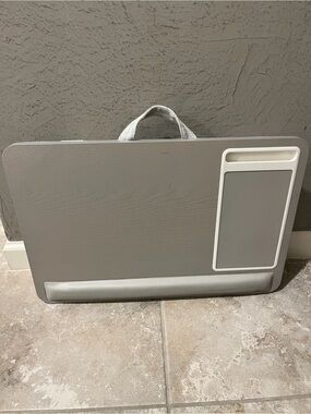 Gray Rossie Home Lap Desk with Mouse Pad